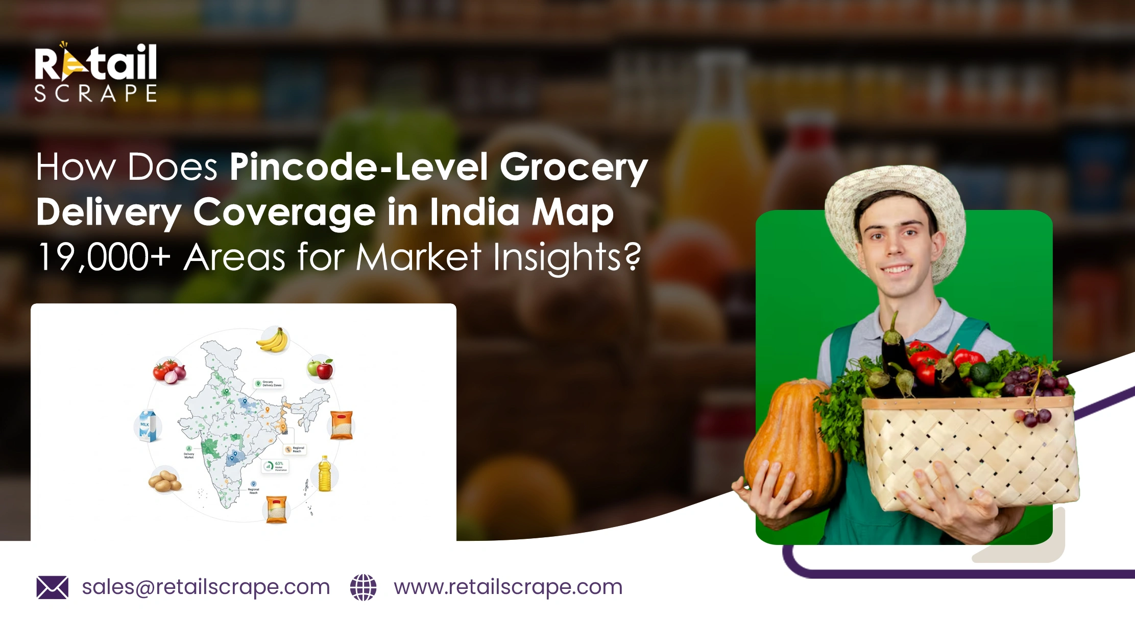 How Does Pincode-Level Grocery Delivery Coverage in India Map 19,000+ Areas for Market Insights?