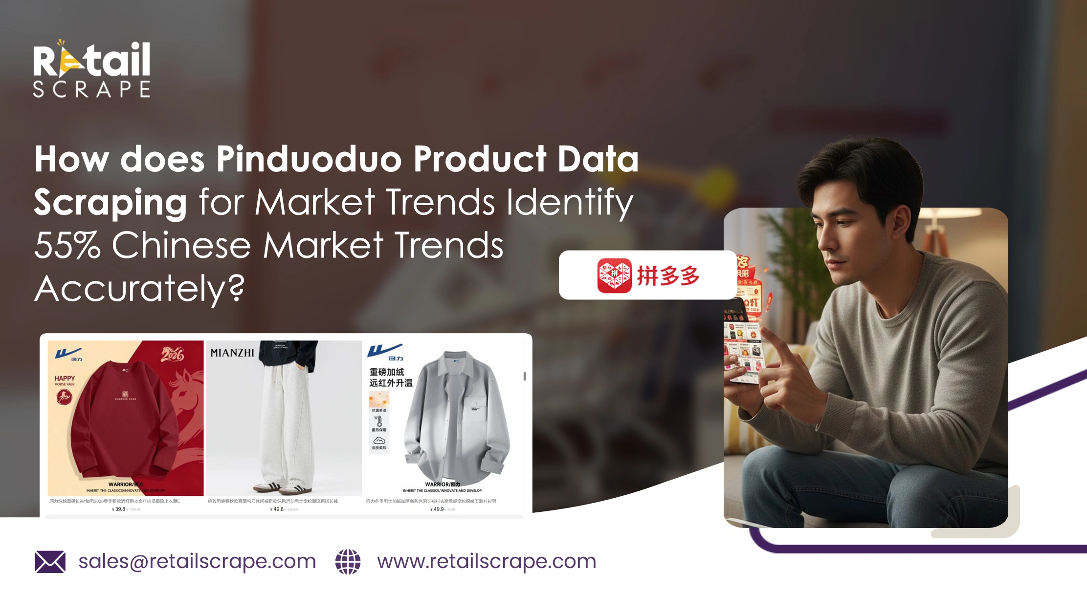 How does Pinduoduo Product Data Scraping for Market Trends Identify 55% Chinese Market Trends Accurately?  