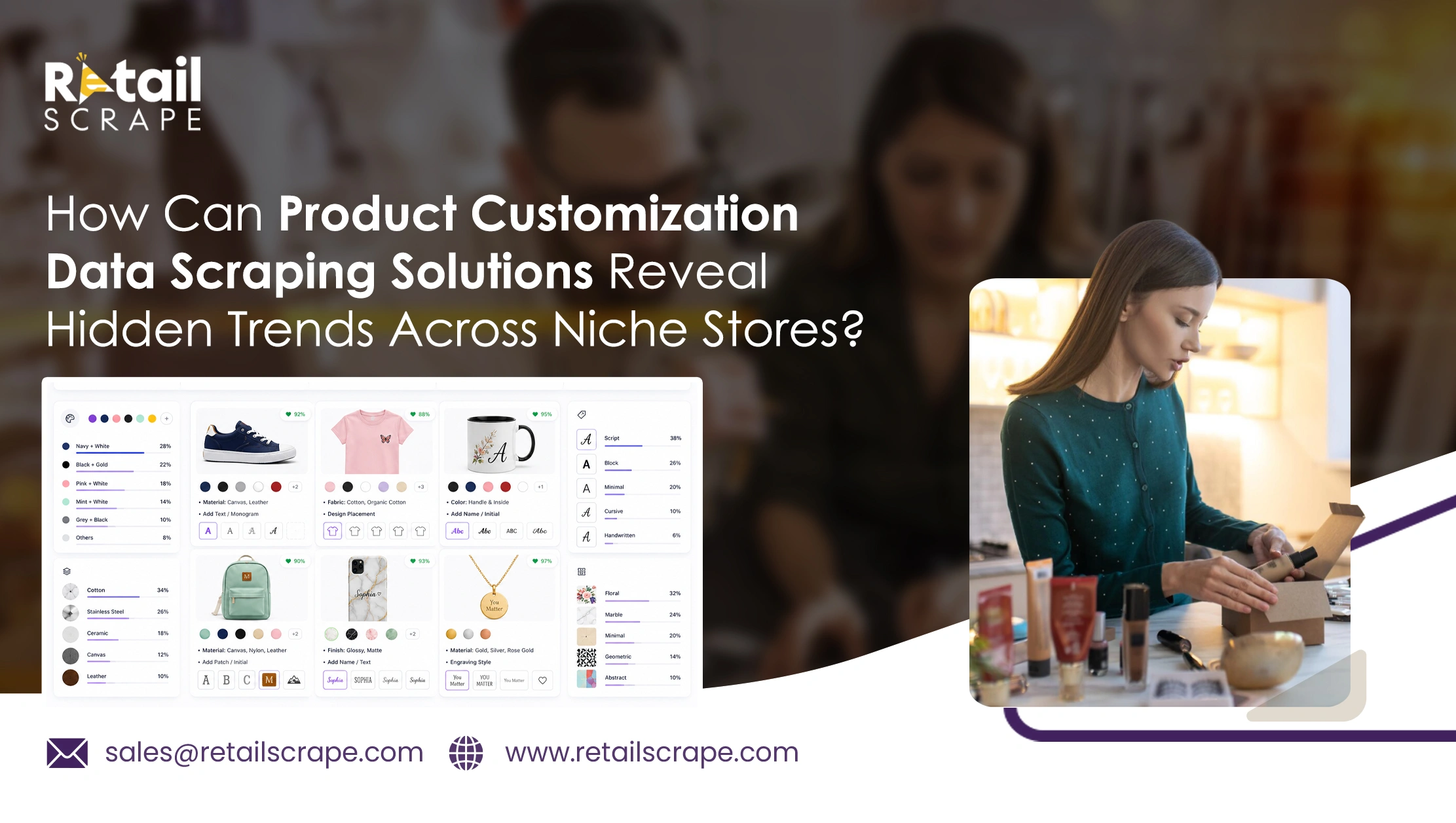 How Can Product Customization Data Scraping Solutions Reveal Hidden Trends Across Niche Stores?