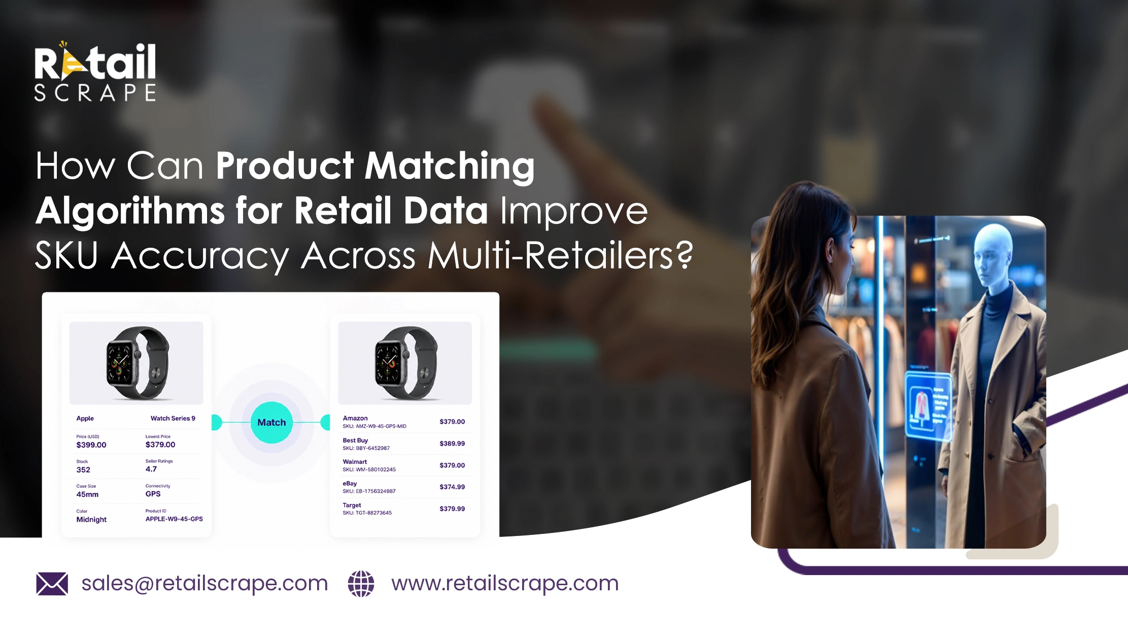 How Can Product Matching Algorithms for Retail Data Improve SKU Accuracy Across Multi-Retailers?