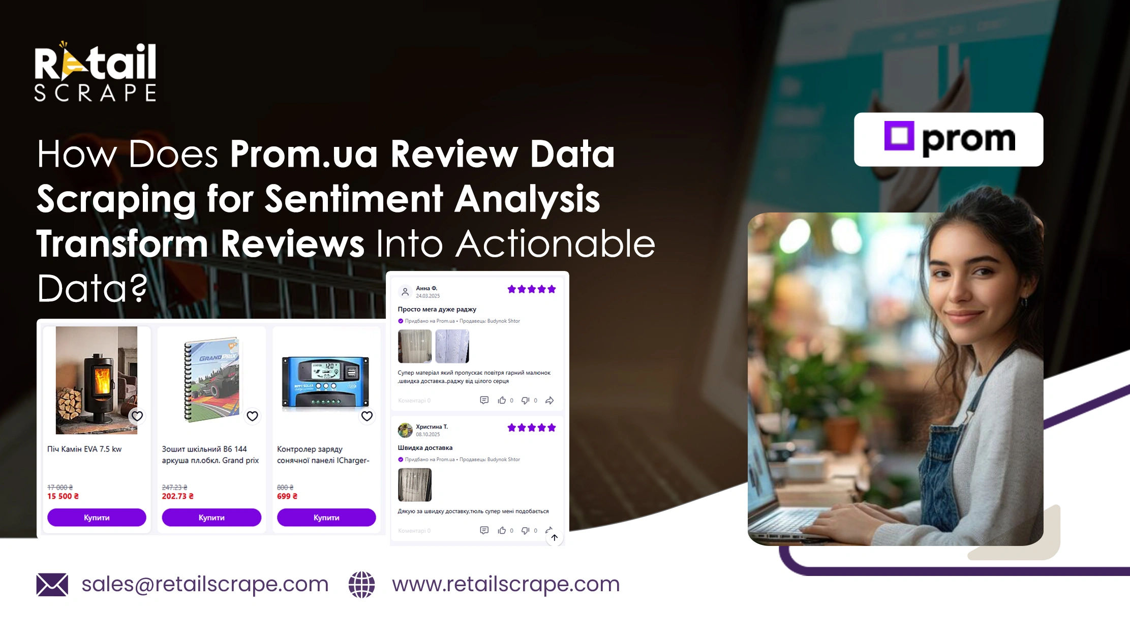 How Does Prom.ua Review Data Scraping for Sentiment Analysis Transform Reviews Into Actionable Data?