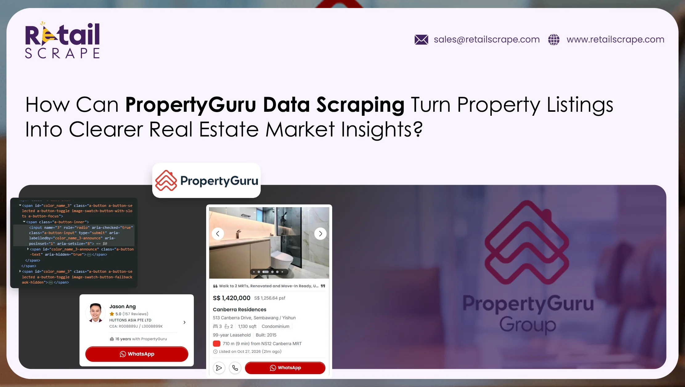 PropertyGuru Data Scraping