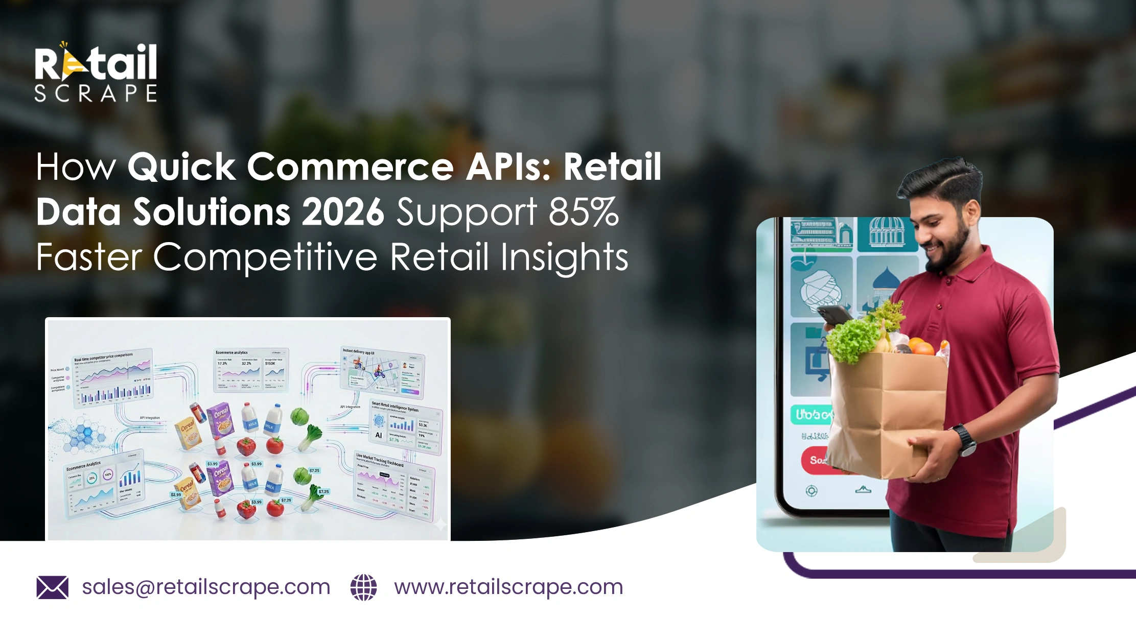 How Quick Commerce APIs: Retail Data Solutions 2026 Support 85% Faster Competitive Retail Insights