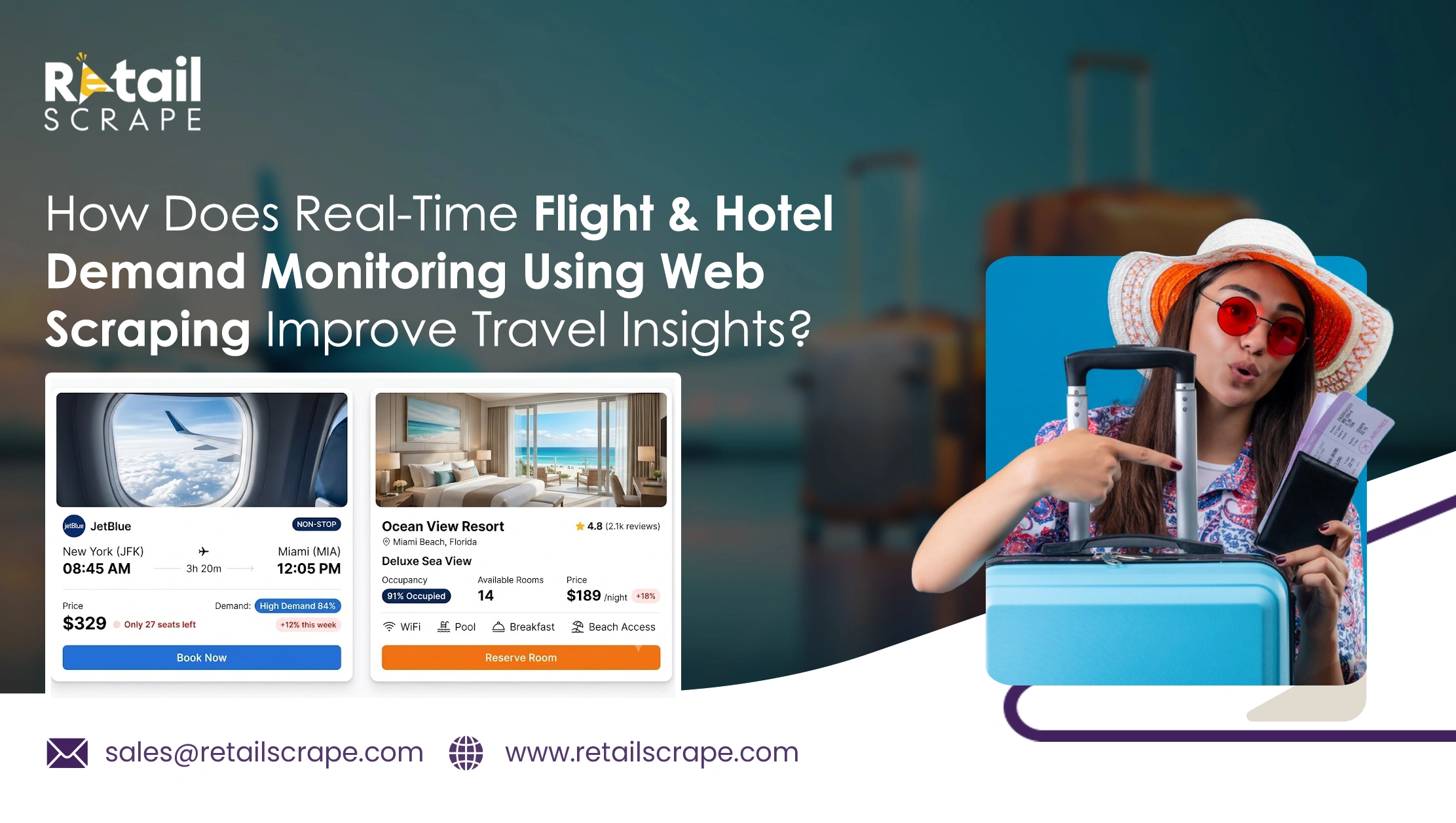 How Does Real-Time Flight & Hotel Demand Monitoring Using Web Scraping Improve Travel Insights?