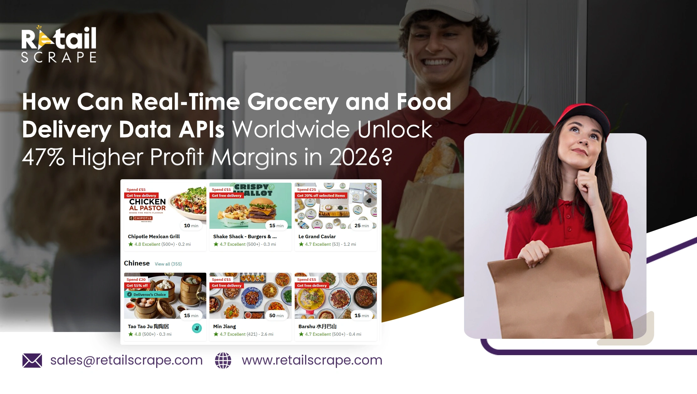 How Can Real-Time Grocery and Food Delivery Data APIs Worldwide Unlock 47% Higher Profit Margins in 2026?