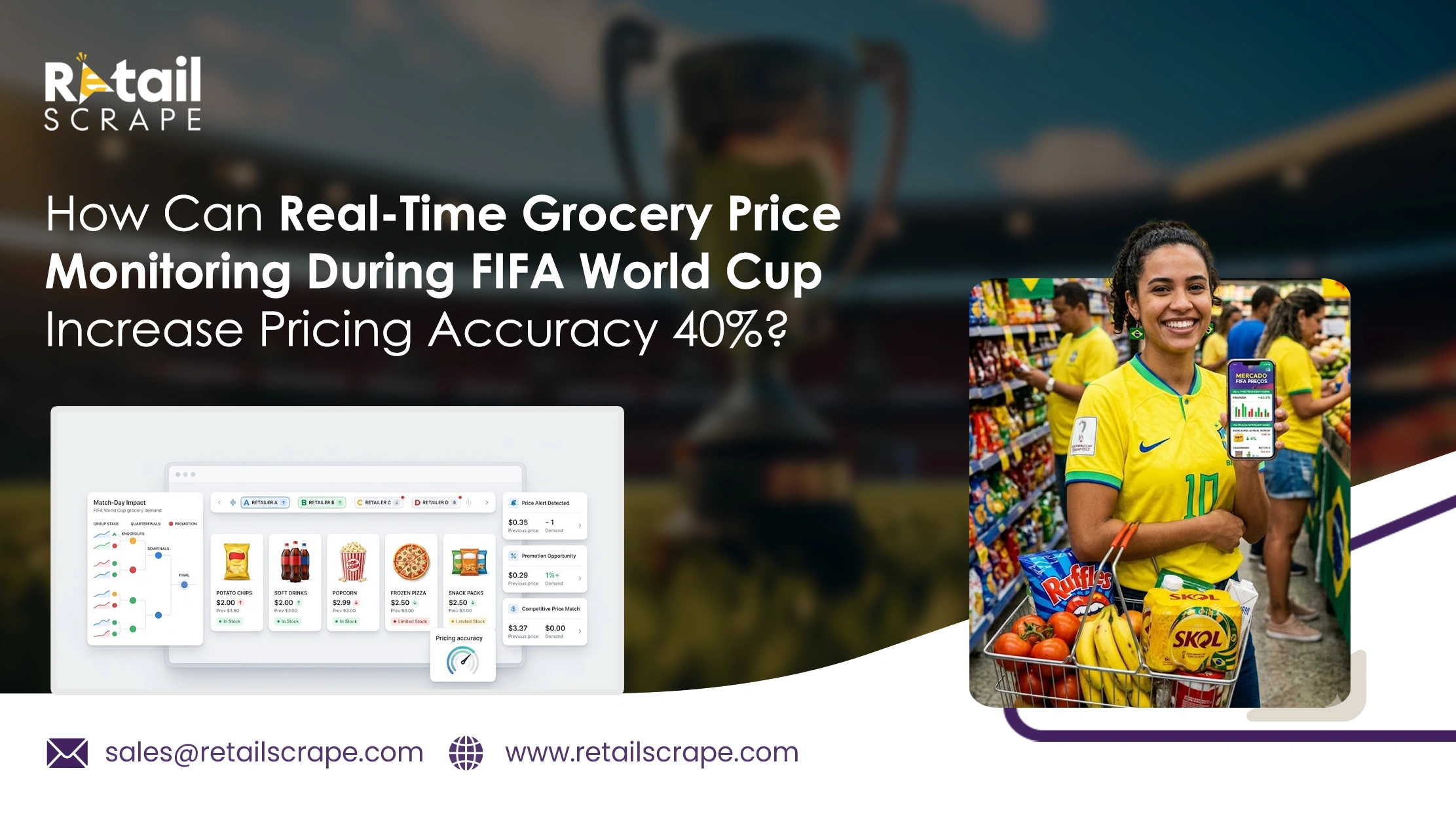 How Can Real-Time Grocery Price Monitoring During FIFA World Cup Increase Pricing Accuracy 40%?