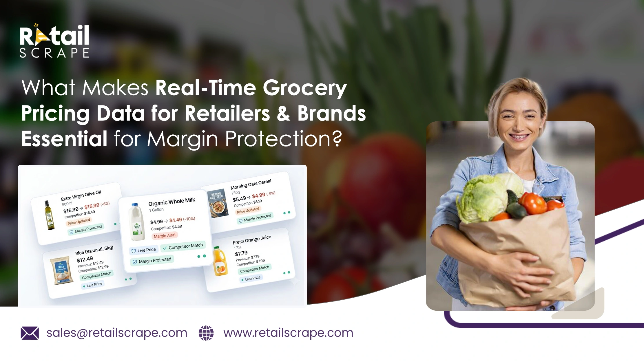 What Makes Real-Time Grocery Pricing Data for Retailers & Brands Essential for Margin Protection?