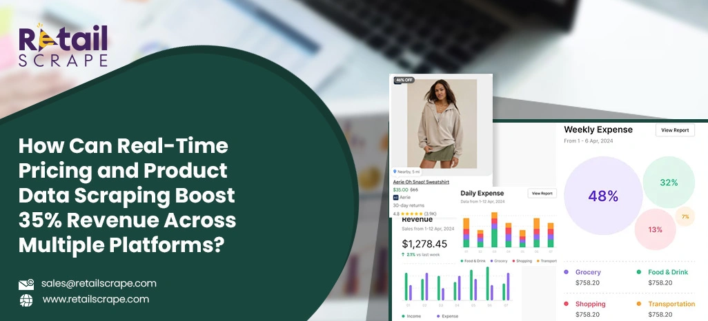 How Can Real-Time Pricing and Product Data Scraping Boost 35% Revenue Across Multiple Platforms??