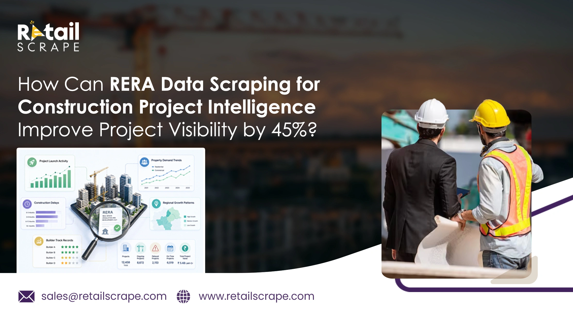 How Can RERA Data Scraping for Construction Project Intelligence Improve Project Visibility by 45%?