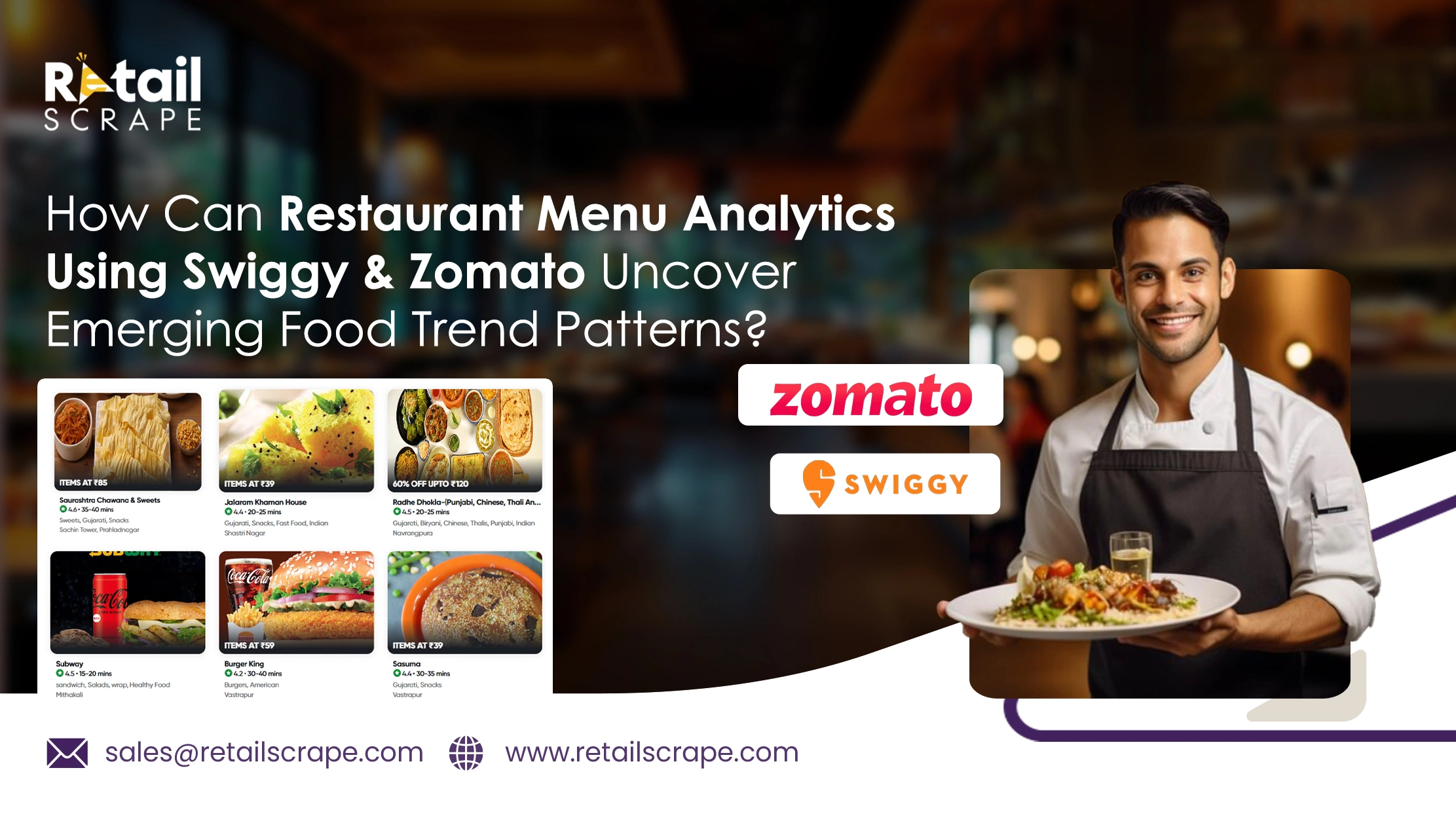 How Can Restaurant Menu Analytics Using Swiggy & Zomato Uncover Emerging Food Trend Patterns?