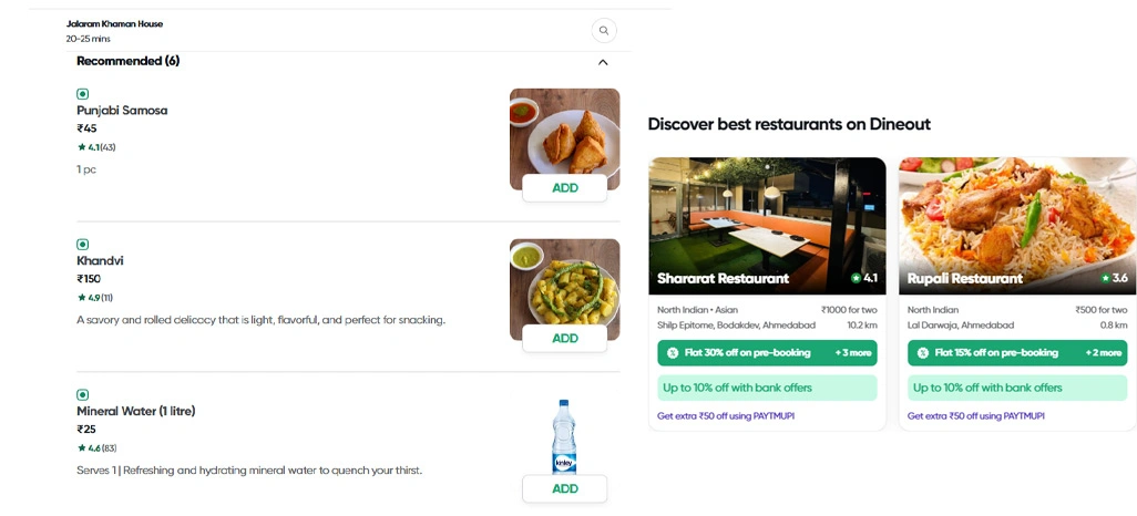 Improving Menu Design Through Competitive Insights