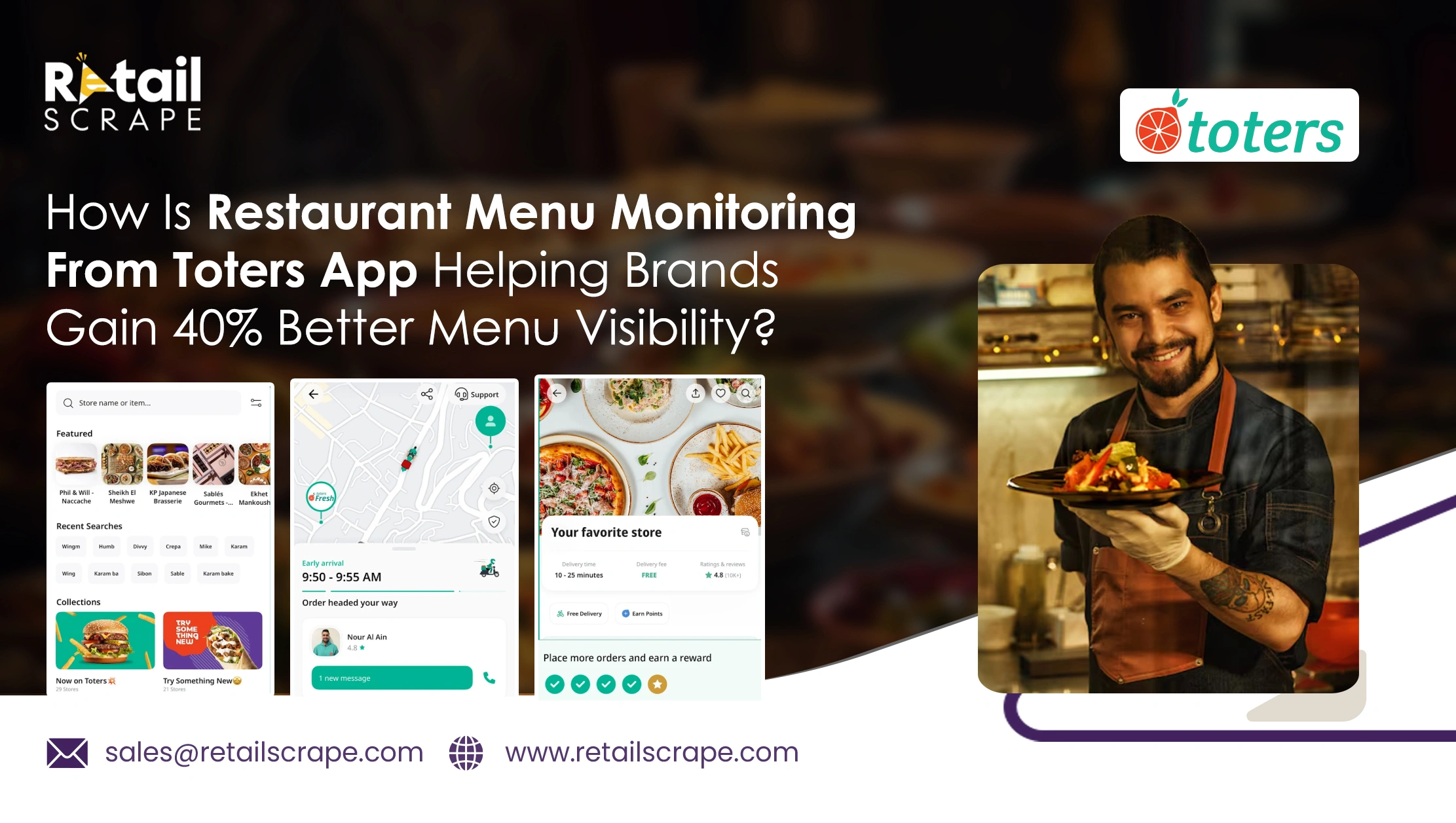 How Is Restaurant Menu Monitoring From Toters App Helping Brands Gain 40% Better Menu Visibility?