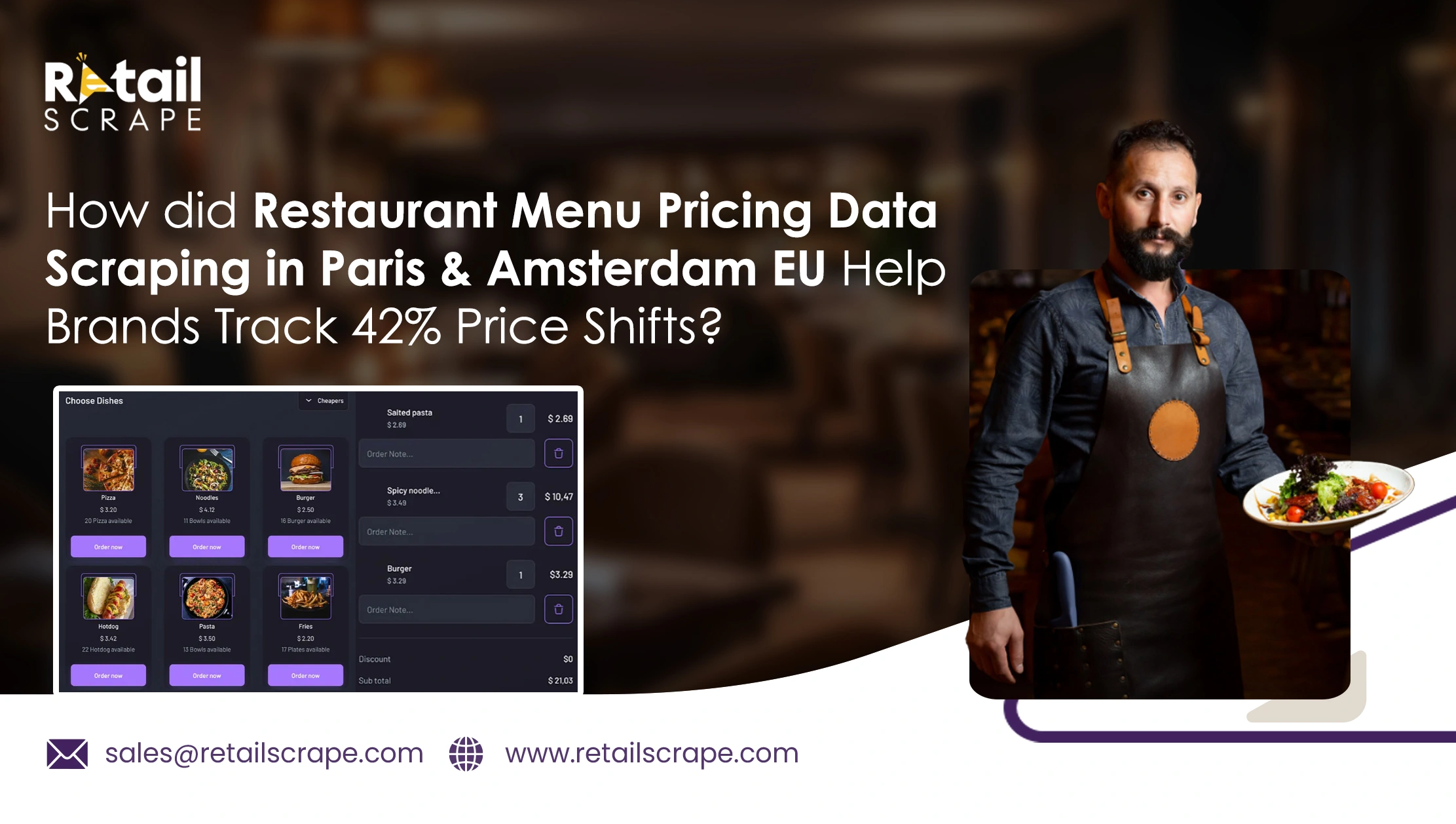 How did Restaurant Menu Pricing Data Scraping in Paris & Amsterdam EU Help Brands Track 42% Price Shifts?