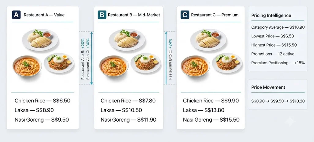 Smarter Pricing Patterns Strengthen Restaurant Decisions Across Singapore Markets