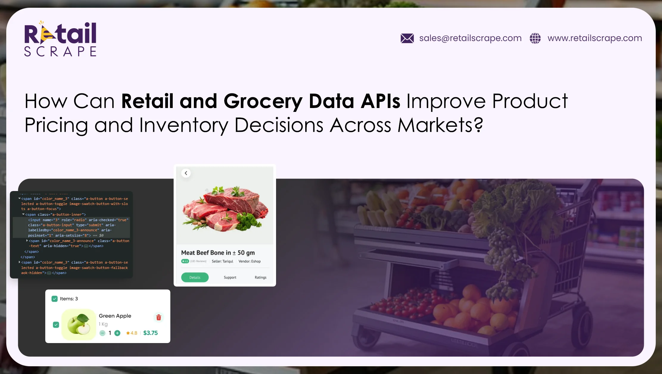 Retail and Grocery Data APIs for Product Pricing and Inventory Decisions