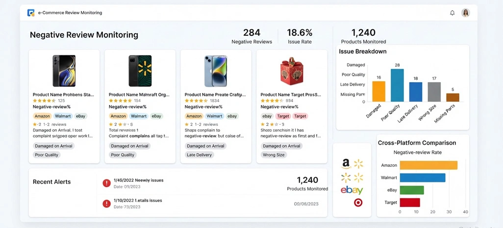 Comparing Customer Feedback Patterns Across E-Commerce Channels