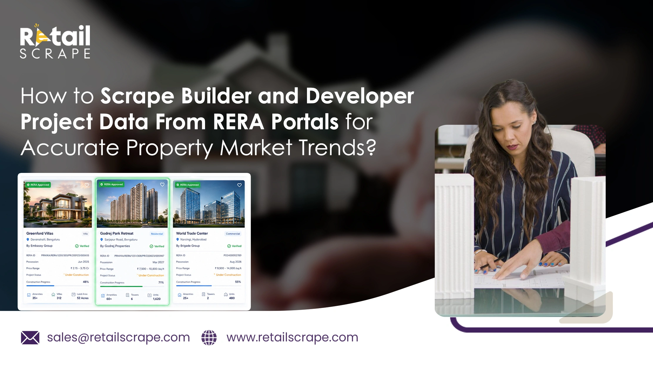 How to Scrape Builder and Developer Project Data From RERA Portals for Accurate Property Market Trends?