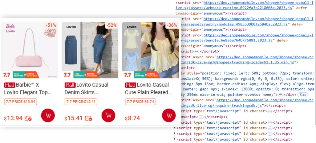 Compare Sellers, Products, and Category Activity