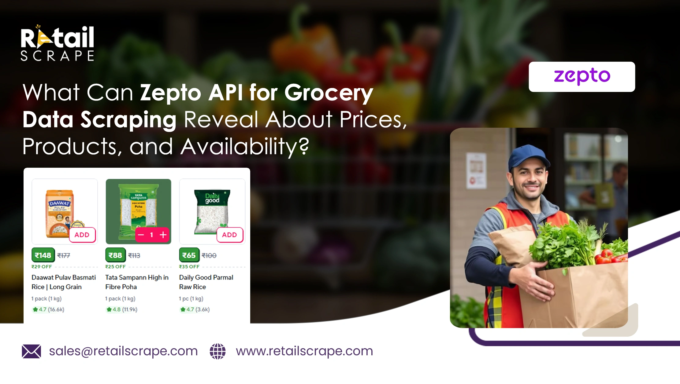 What Can Zepto API for Grocery Data Scraping Reveal About Prices, Products, and Availability?