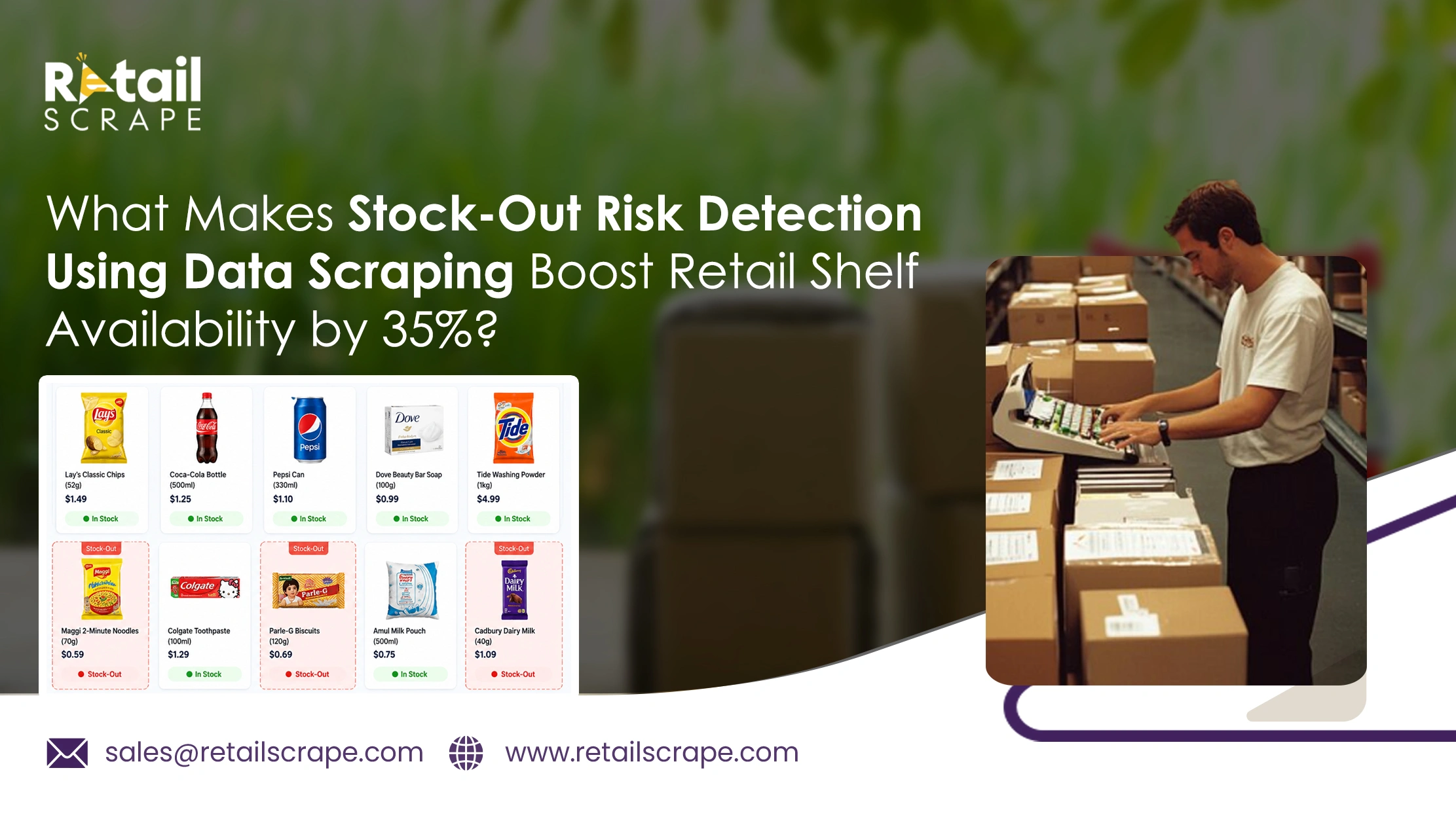 What Makes Stock-Out Risk Detection Using Data Scraping Boost Retail Shelf Availability by 35%?