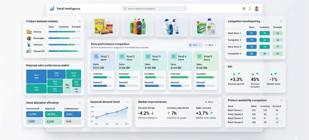 Location-Based Performance Gaps and Market Responsiveness