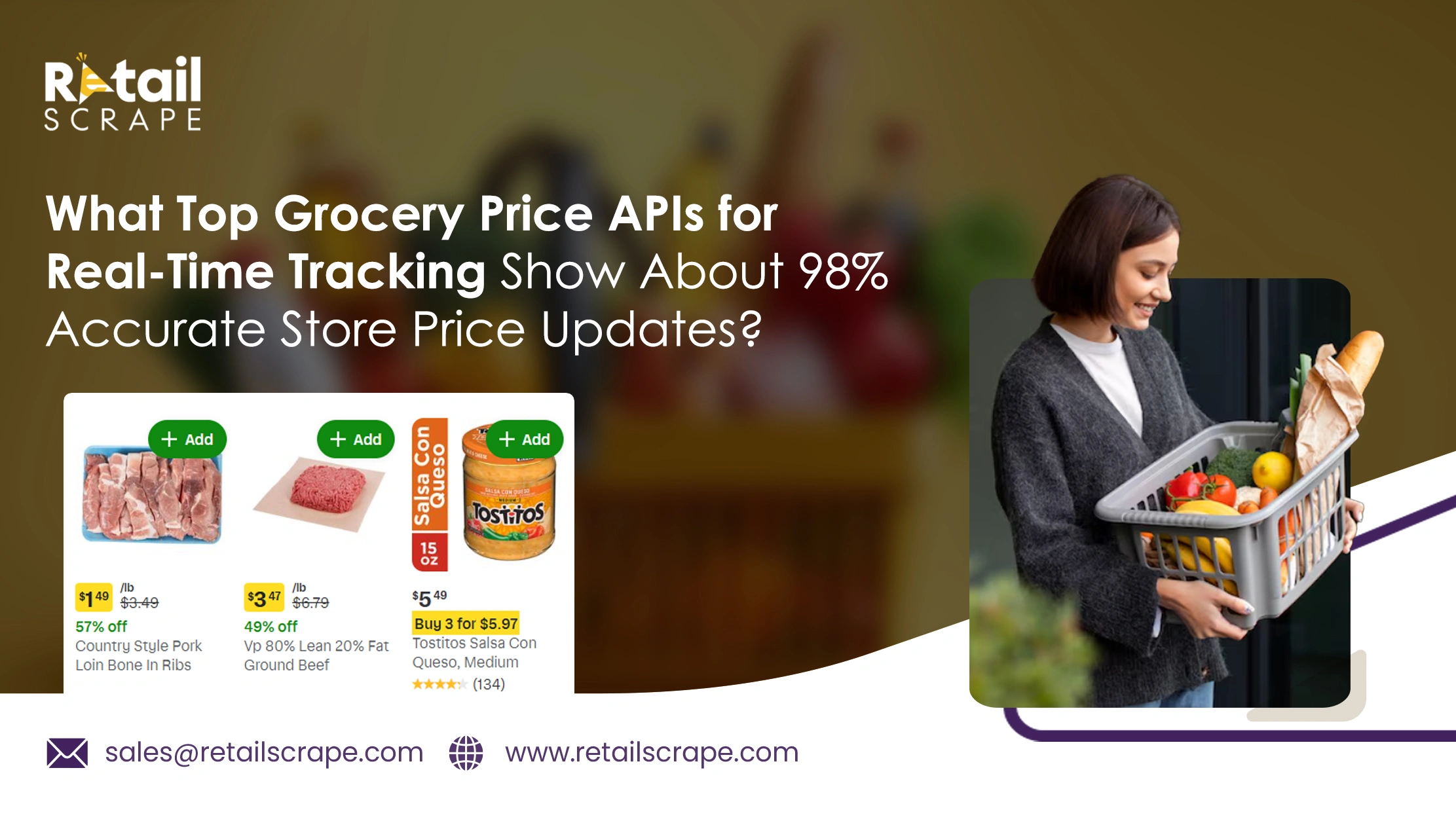 What Top Grocery Price APIs for Real-Time Tracking Show About 98% Accurate Store Price Updates?  