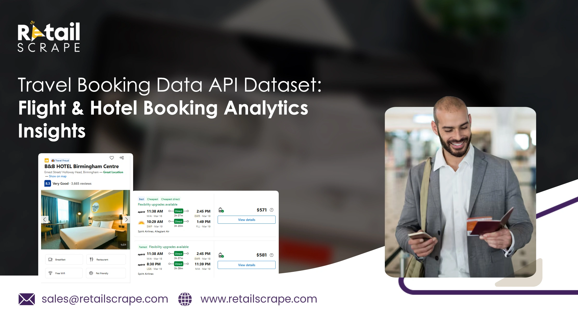 Travel Booking Data API Dataset: Flight & Hotel Booking Analytics Insights