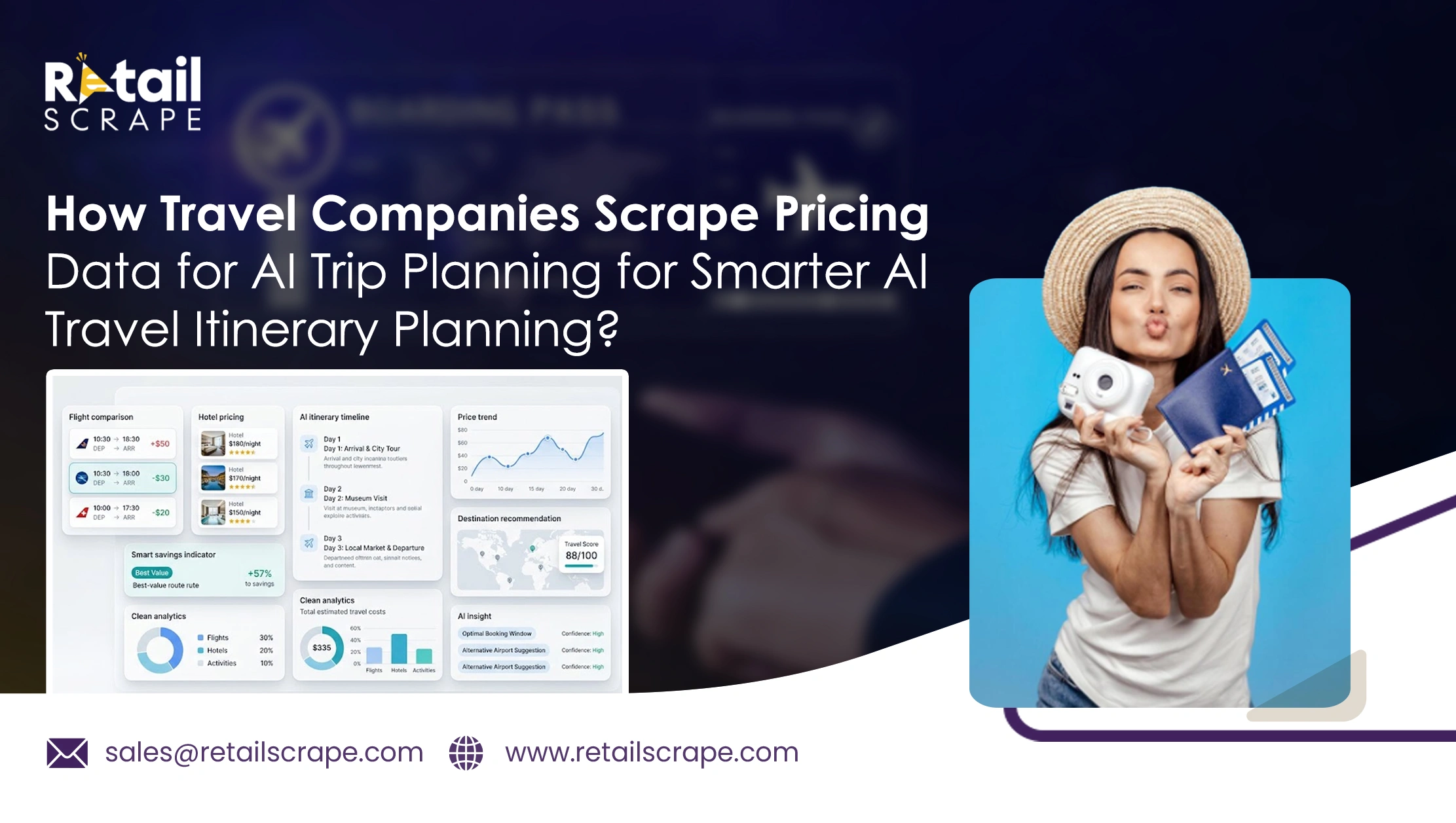 How Travel Companies Scrape Pricing Data for AI Trip Planning for Smarter AI Travel Itinerary Planning?