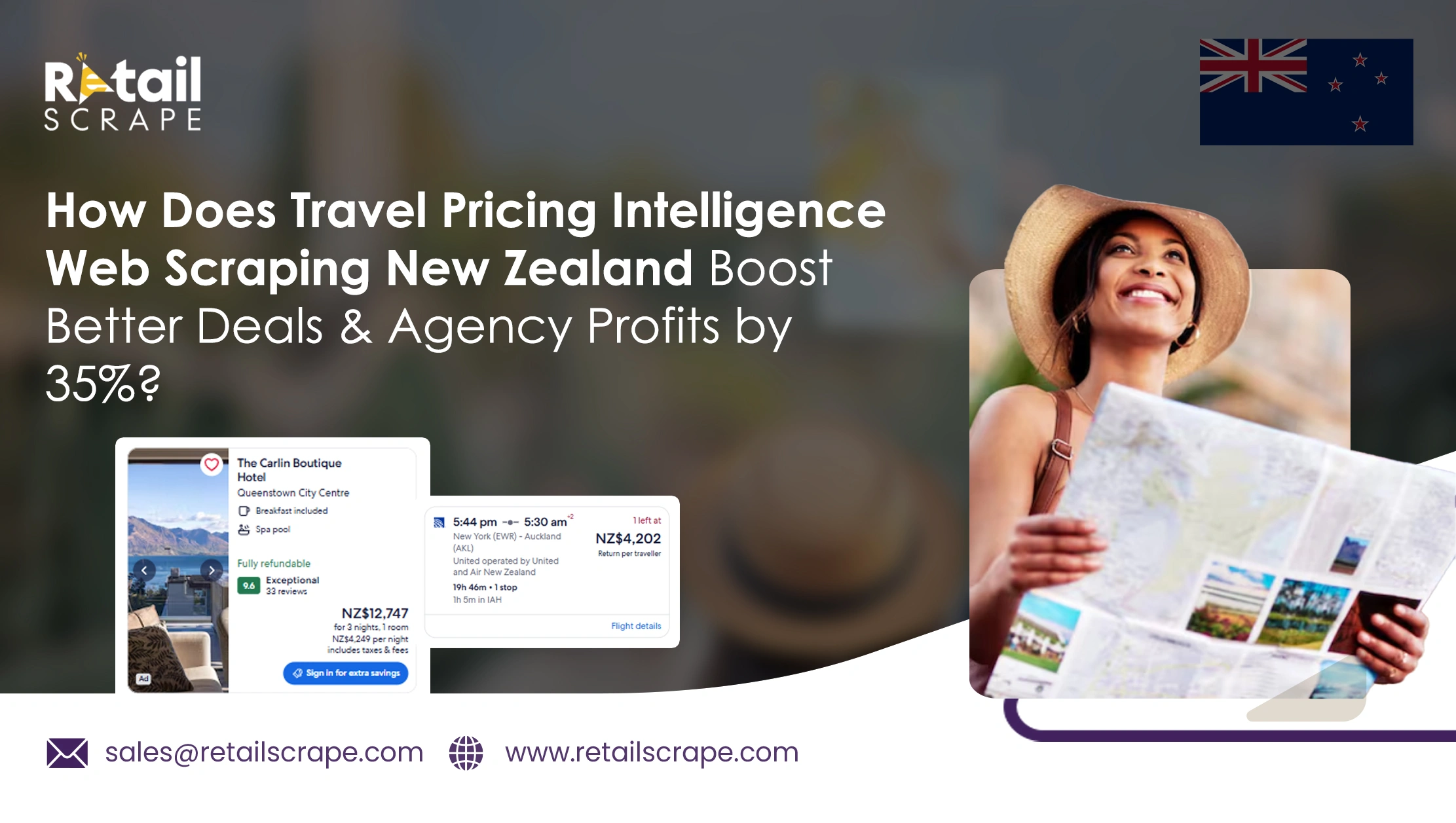 How Does Travel Pricing Intelligence Web Scraping New Zealand Boost Better Deals & Agency Profits by 35%?
