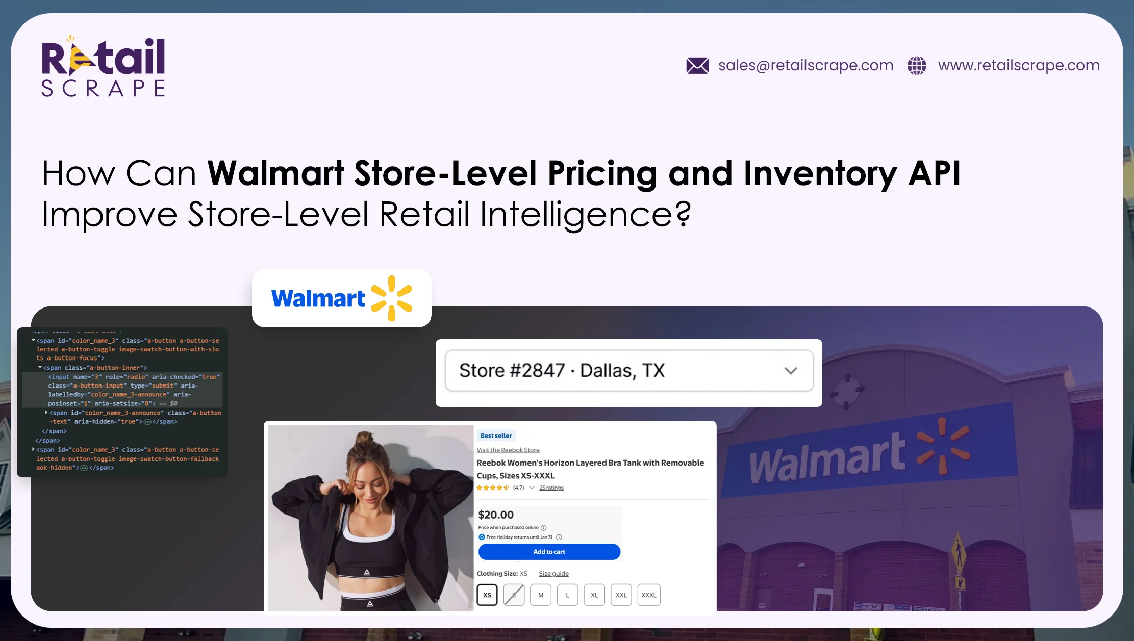Walmart Store-Level Pricing and Inventory API