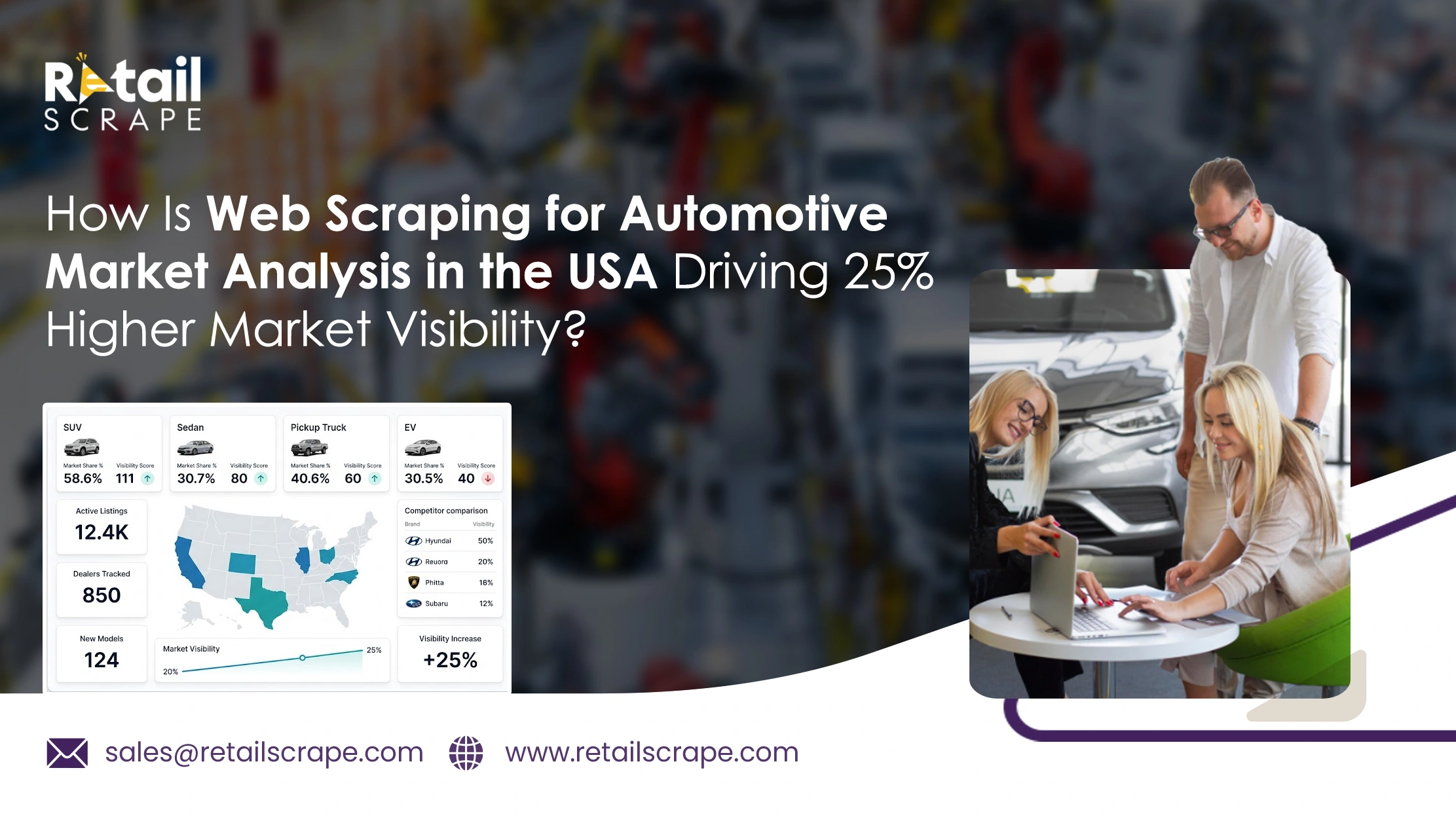 How Is Web Scraping for Automotive Market Analysis in the USA Driving 25% Higher Market Visibility?