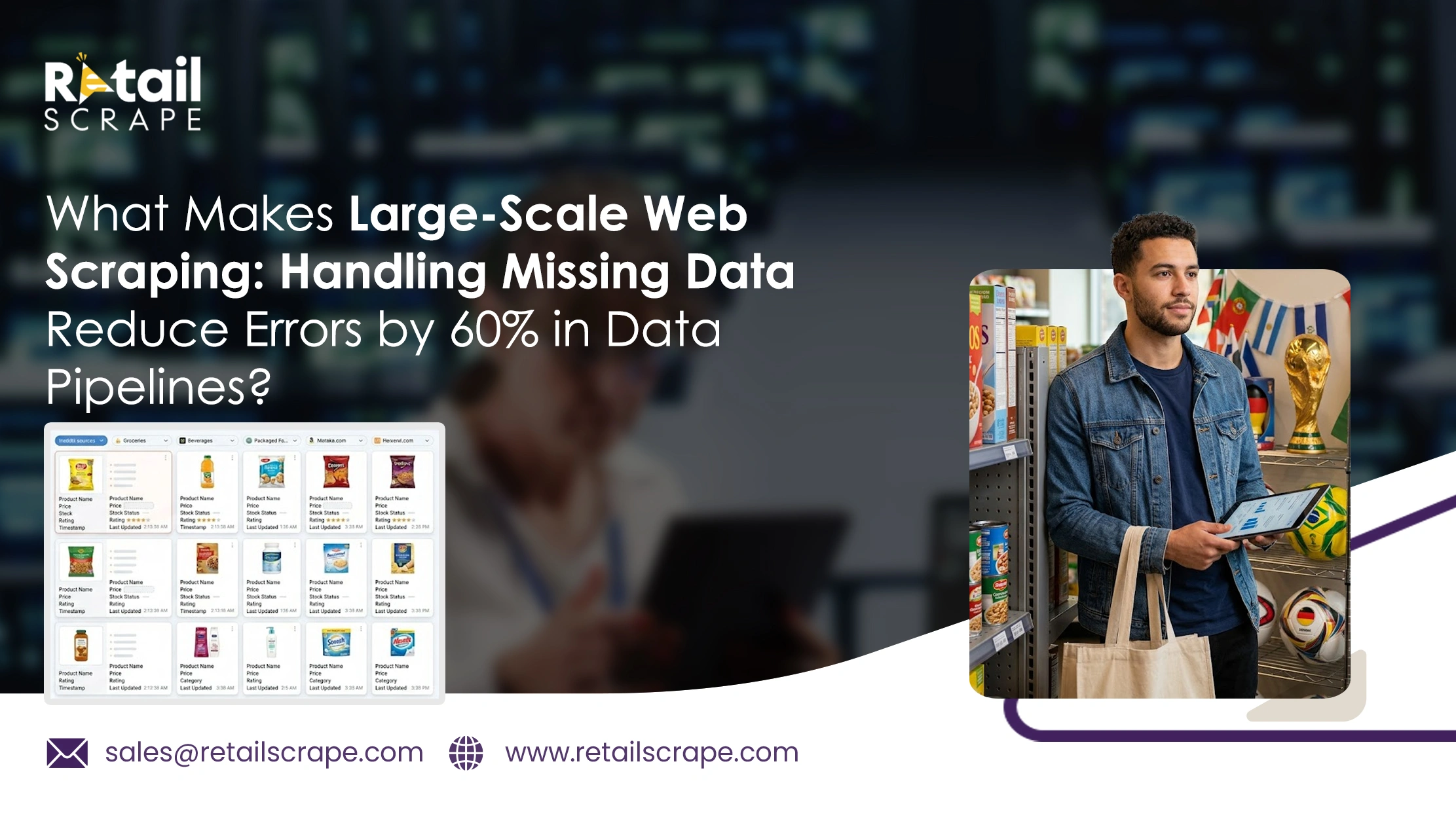 What Makes Large-Scale Web Scraping: Handling Missing Data Reduce Errors by 60% in Data Pipelines?