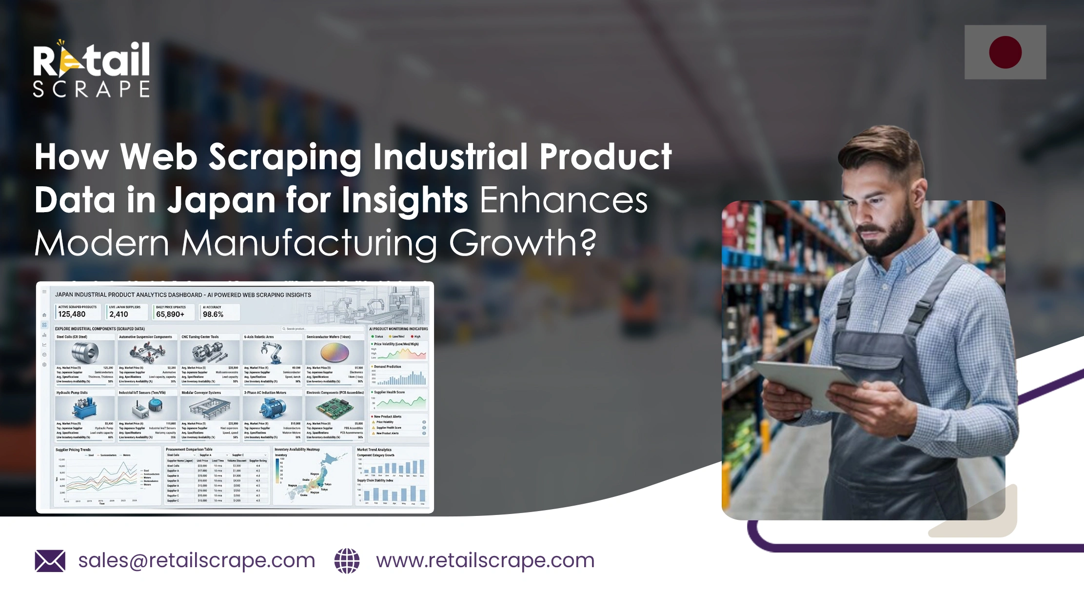 How Web Scraping Industrial Product Data in Japan for Insights Enhances Modern Manufacturing Growth?