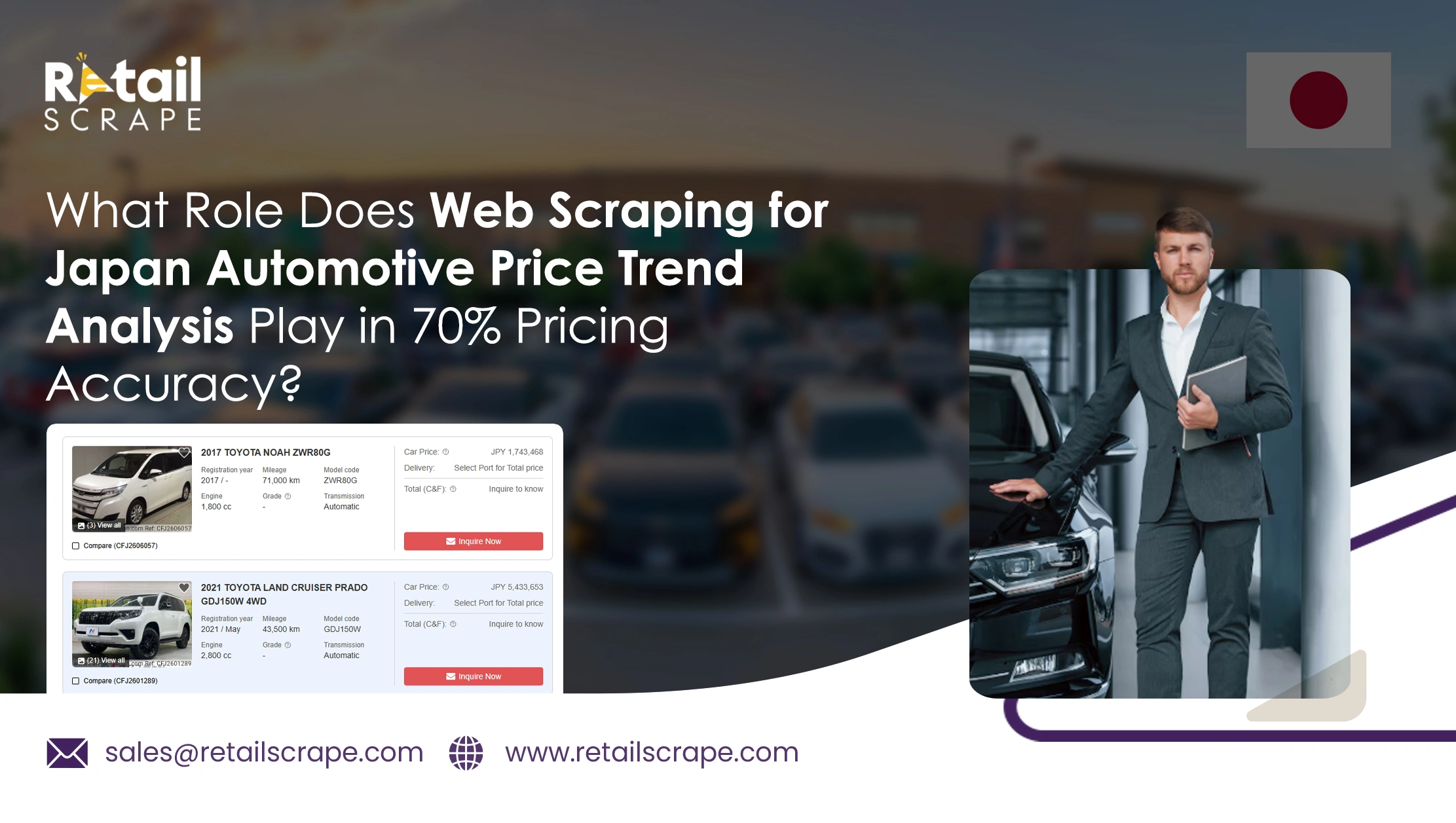 What Role Does Web Scraping for Japan Automotive Price Trend Analysis Play in 70% Pricing Accuracy?
