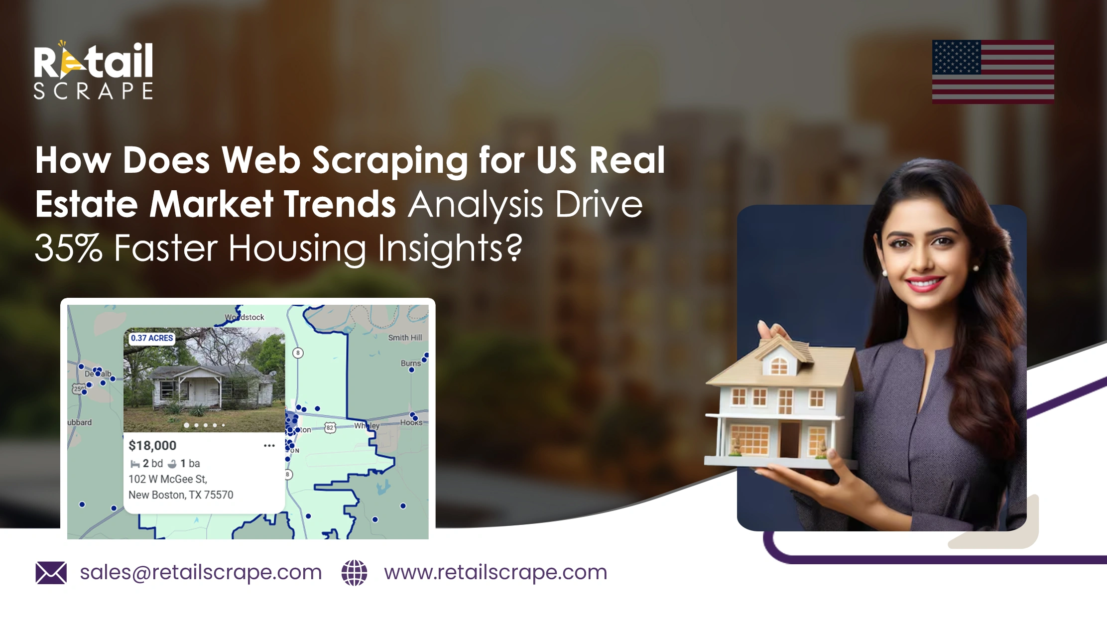 How Does Web Scraping for US Real Estate Market Trends Analysis Drive 35% Faster Housing Insights?