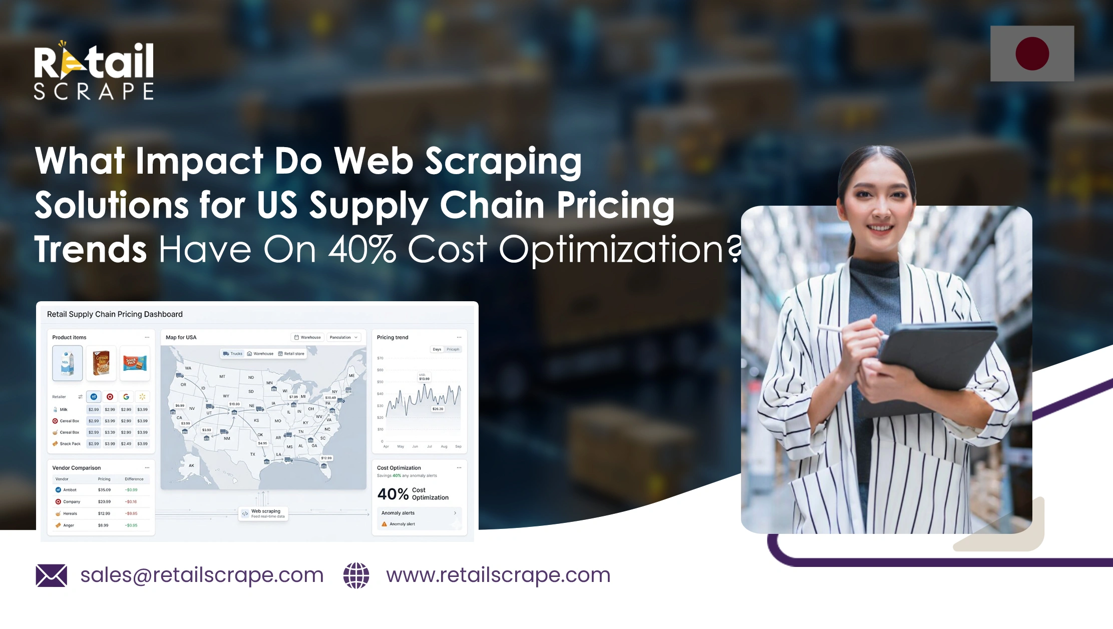 What Impact Do Web Scraping Solutions for US Supply Chain Pricing Trends Have On 40% Cost Optimization?