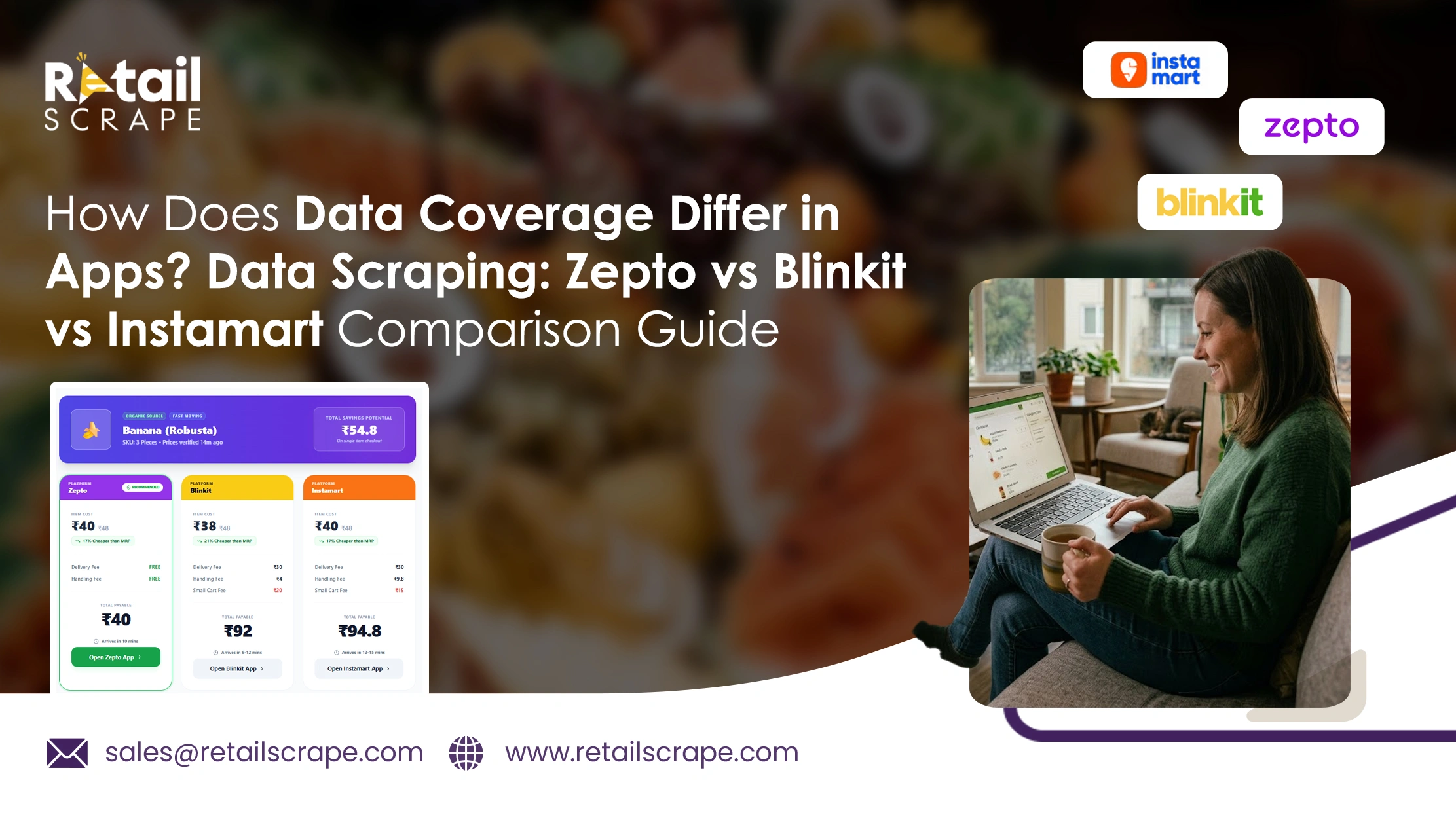 How Does Data Coverage Differ in Apps? Data Scraping: Zepto vs Blinkit vs Instamart Comparison Guide