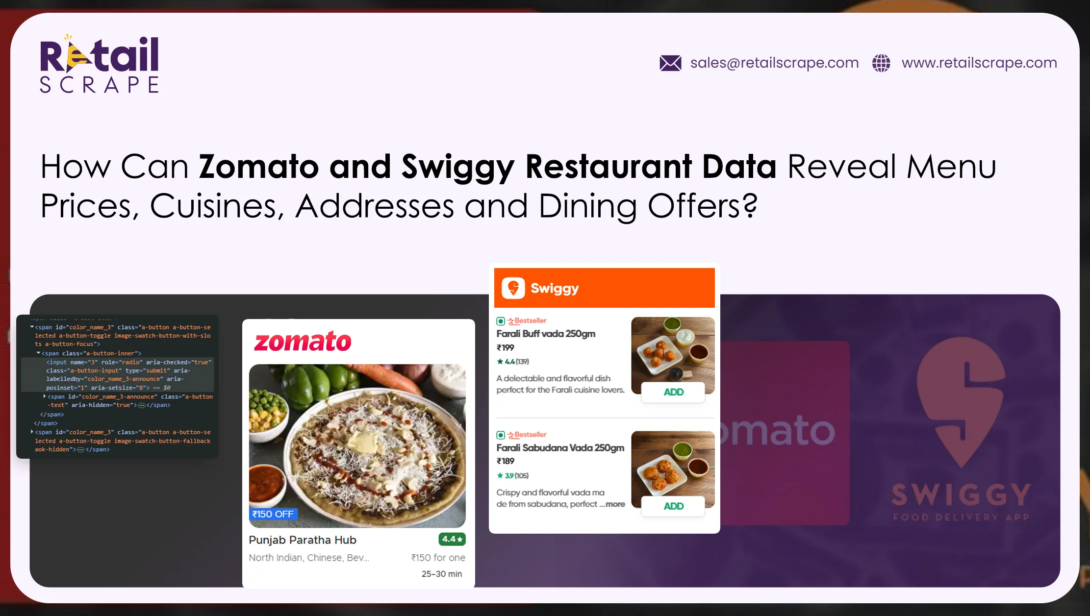 Zomato and Swiggy Restaurant Data