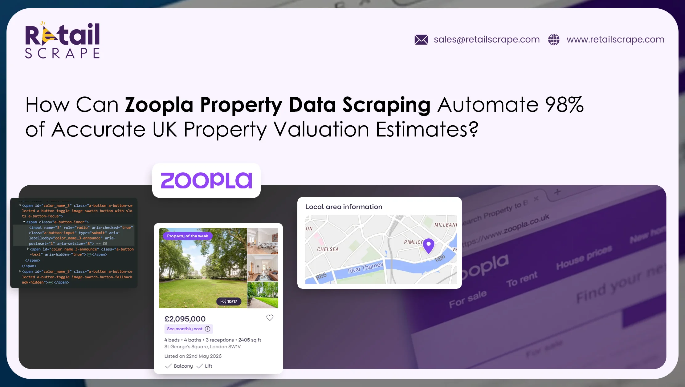 Zoopla Property Data Scraping