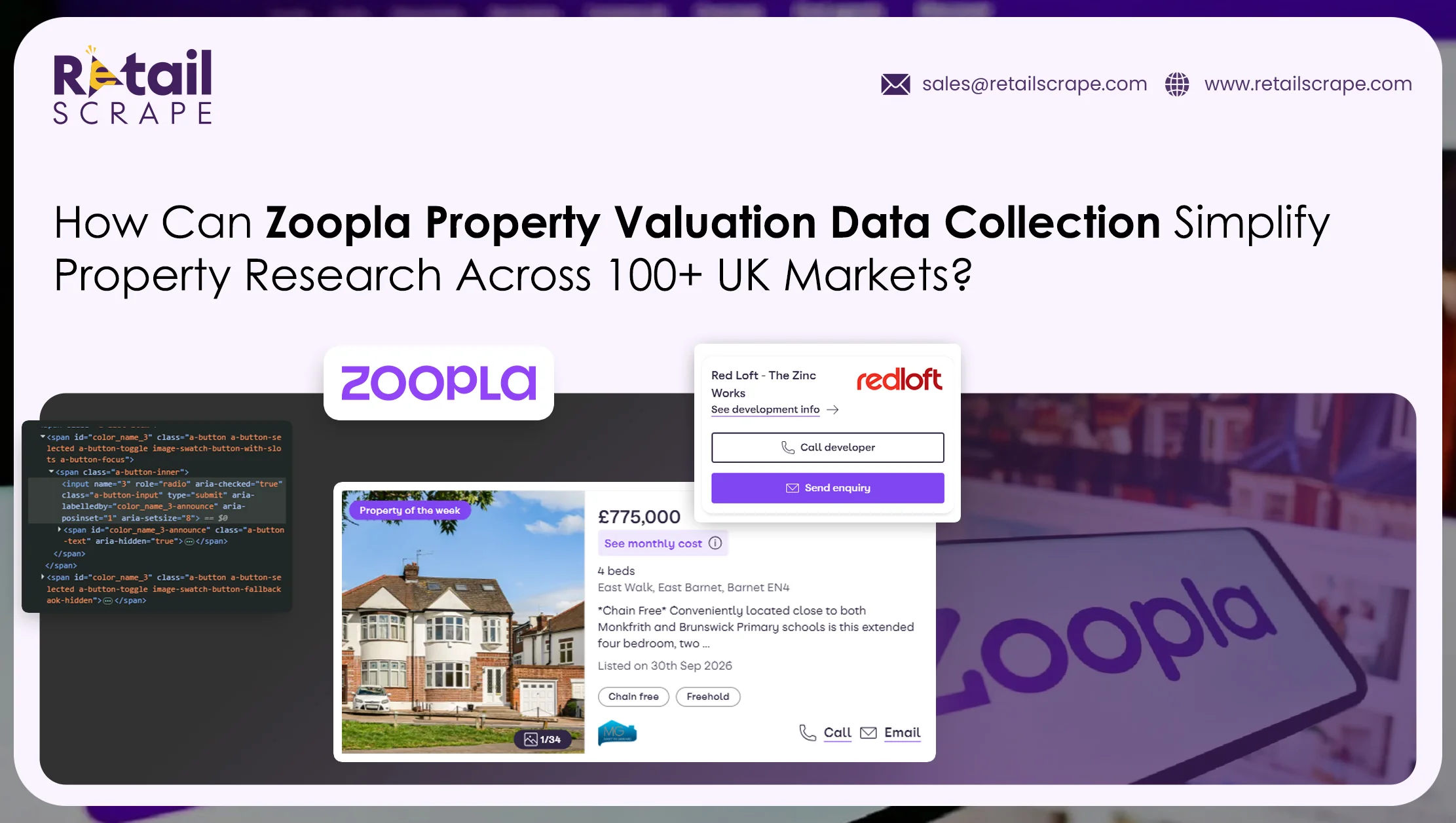 Zoopla Property Valuation Data Collection