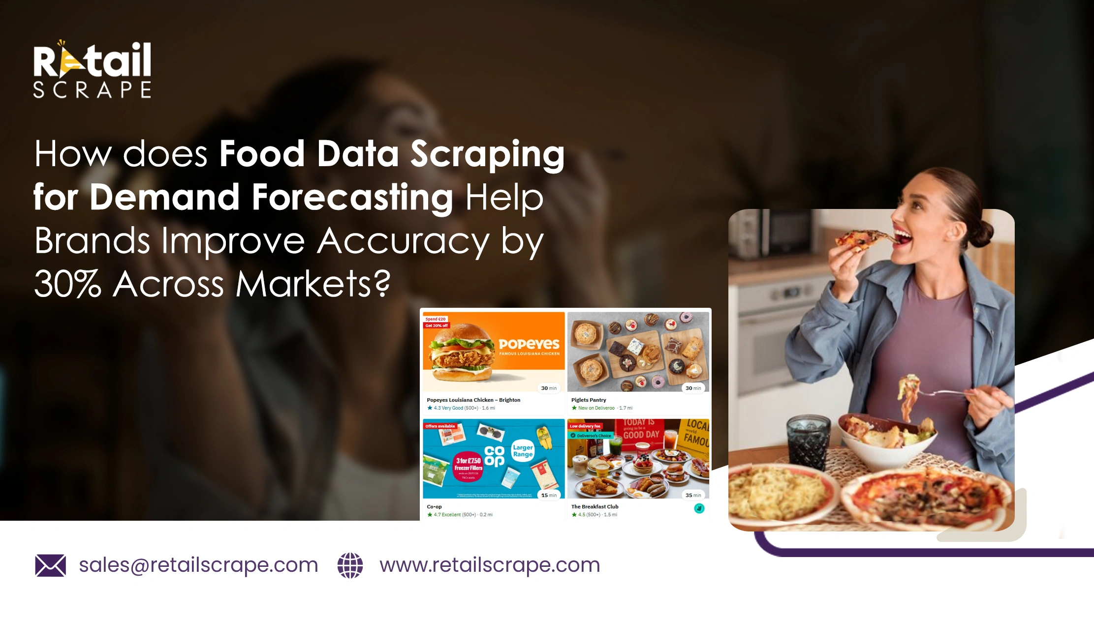 How does Food Data Scraping for Demand Forecasting Help Brands Improve Accuracy by 30% Across Markets?