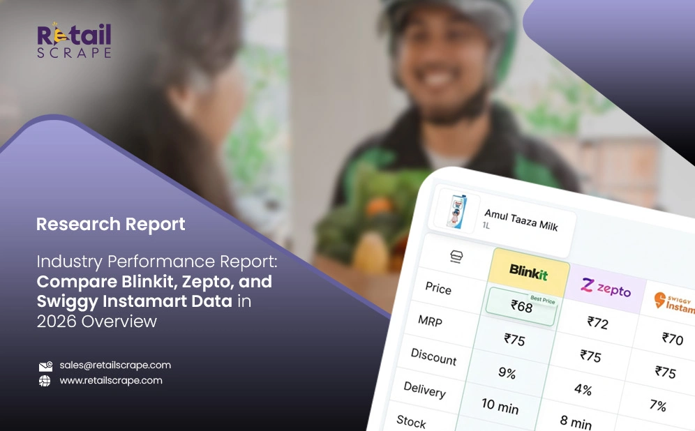Industry Performance Report: Compare Blinkit, Zepto, and Swiggy Instamart Data in 2026 Overview
