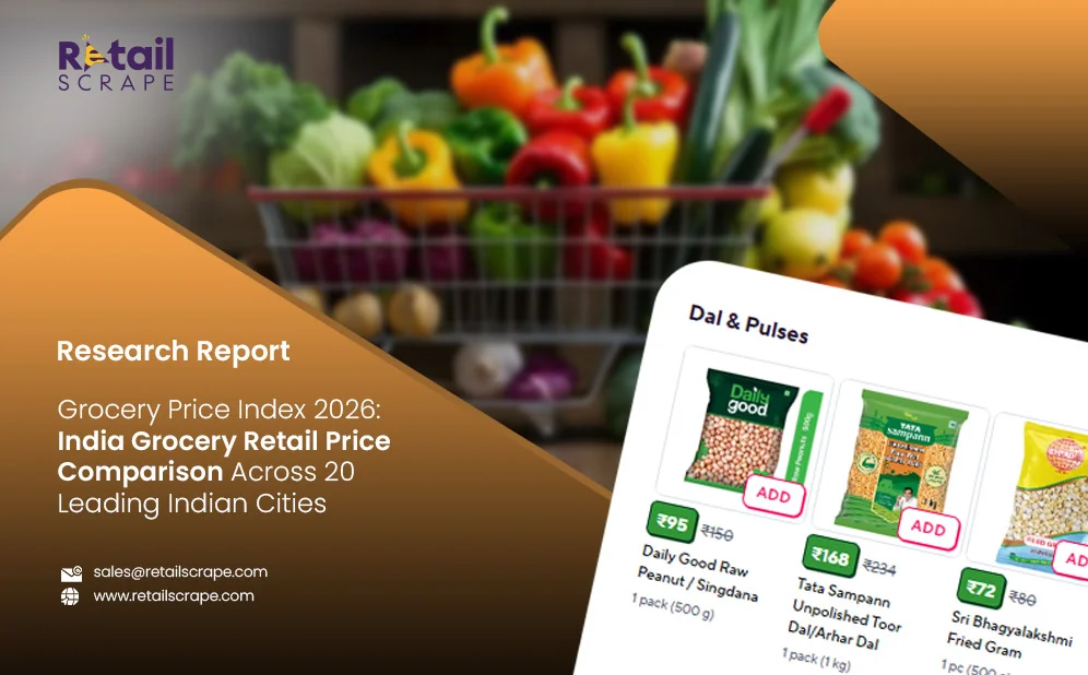 Grocery Price Index 2026: India Grocery Retail Price Comparison Across 20 Leading Indian Cities