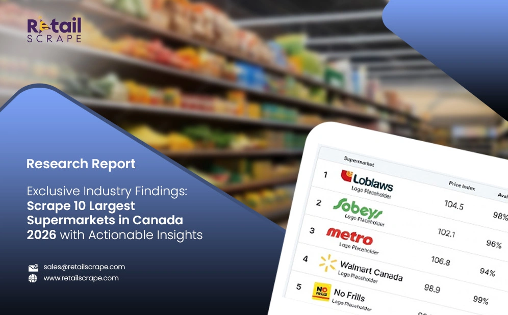 Exclusive Industry Findings: Scrape 10 Largest Supermarkets in Canada 2026 with Actionable Insights