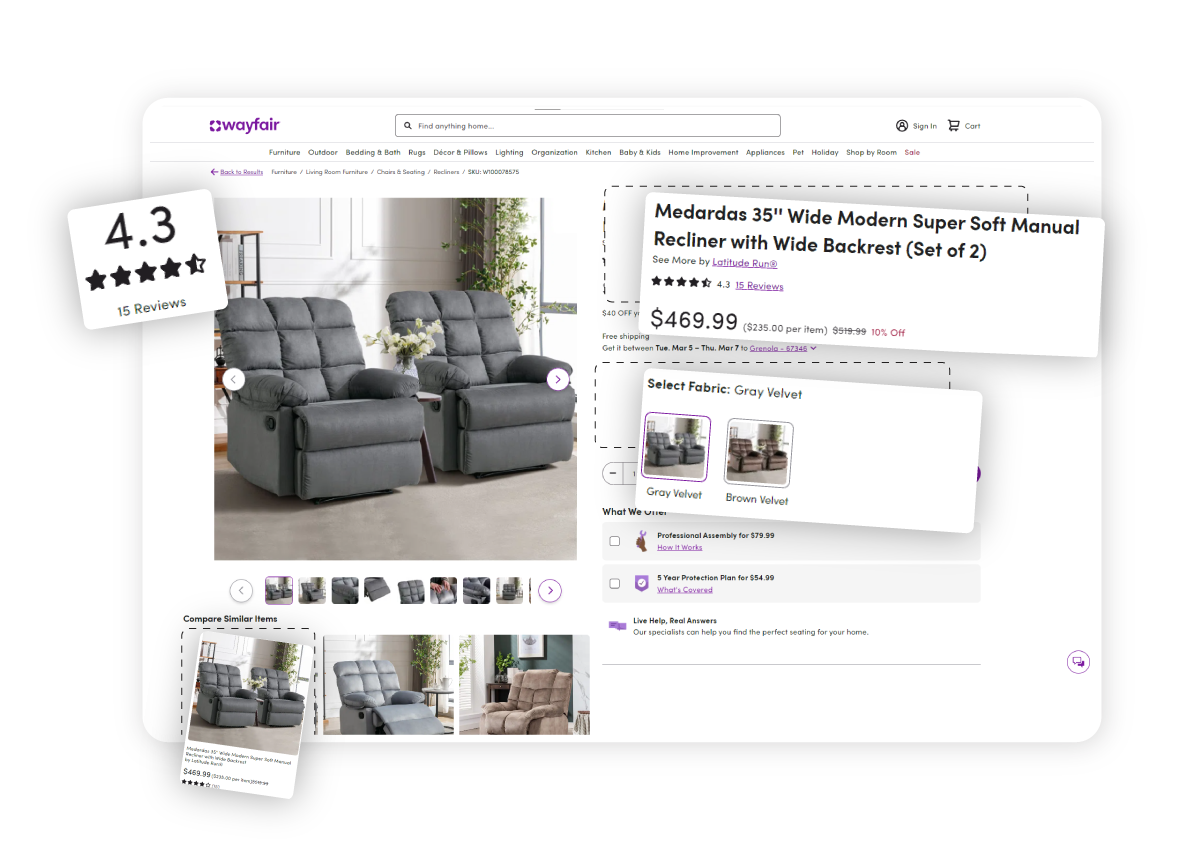 wayfair Product Data Scraping Scrape wayfair Product Data